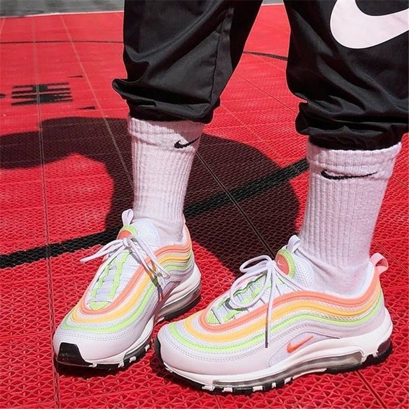 Giày Nike Wmns Air Max 97 Essential 'White Melon Mint Volt' CZ6087-100 - Ảnh 2