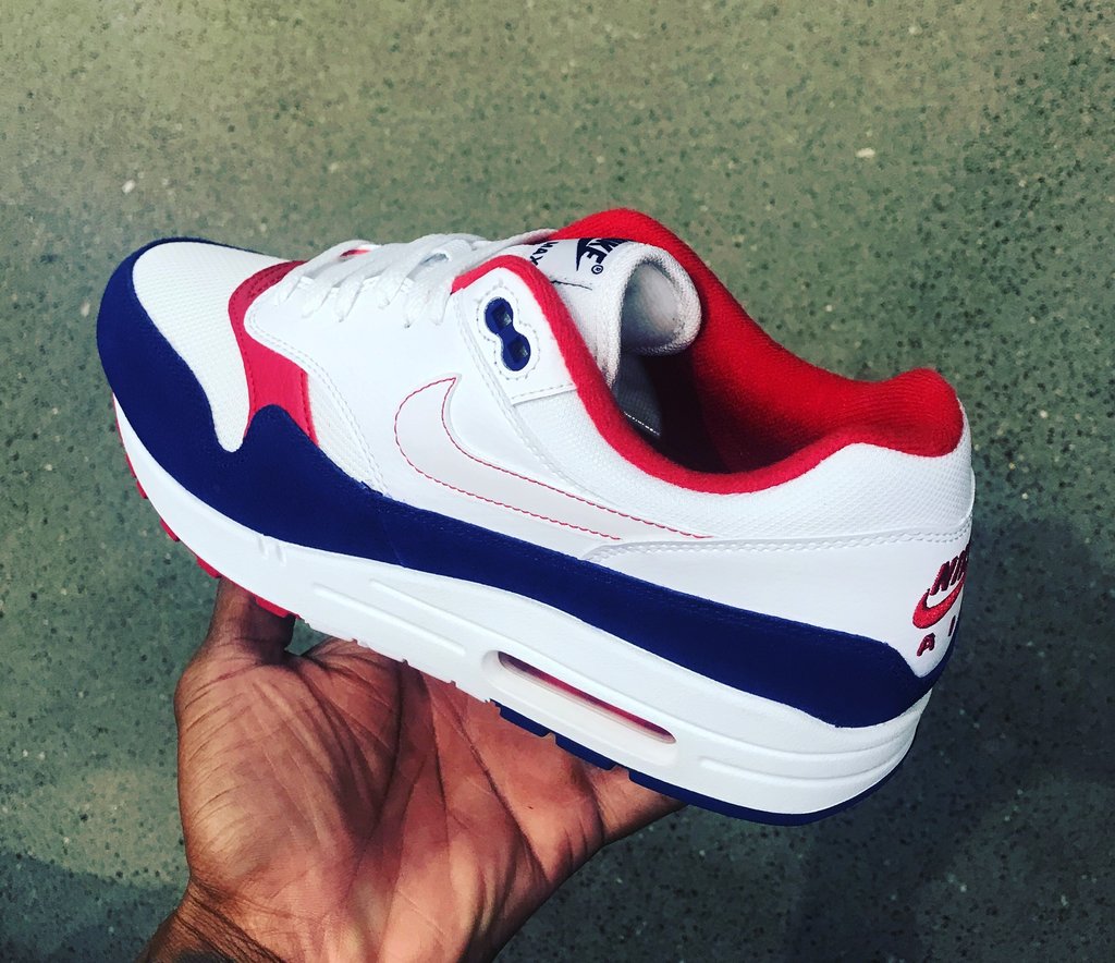 Giày Nike Air Max 1 'White Red Blue' CJ9927-100 - Ảnh 4