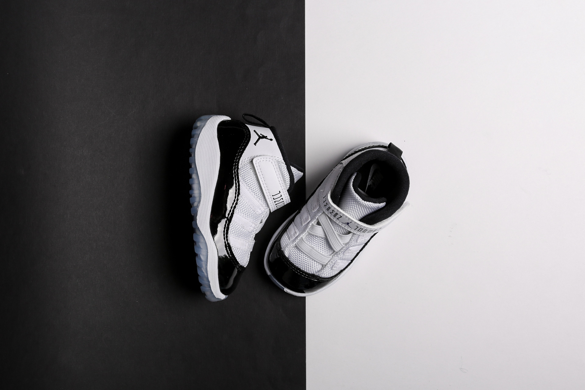 Giày Nike Air Jordan 11 Retro TD 'Concord' 2018 378040-100 - Ảnh 2