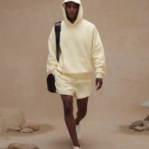 Ao Fear Of God Essentials Hoodie 'Egg Shell'