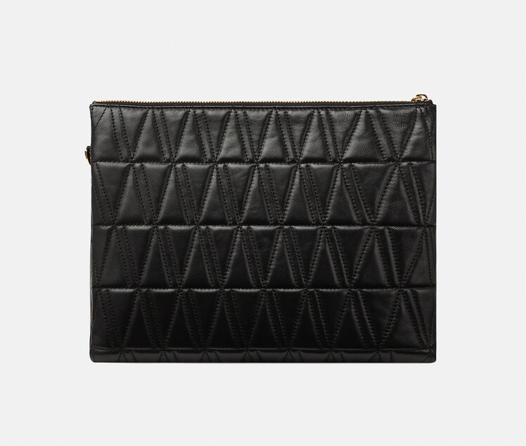 Túi Versace Virtus Shoulder Black 1003007-DNATR4-1B00V - Ảnh 6