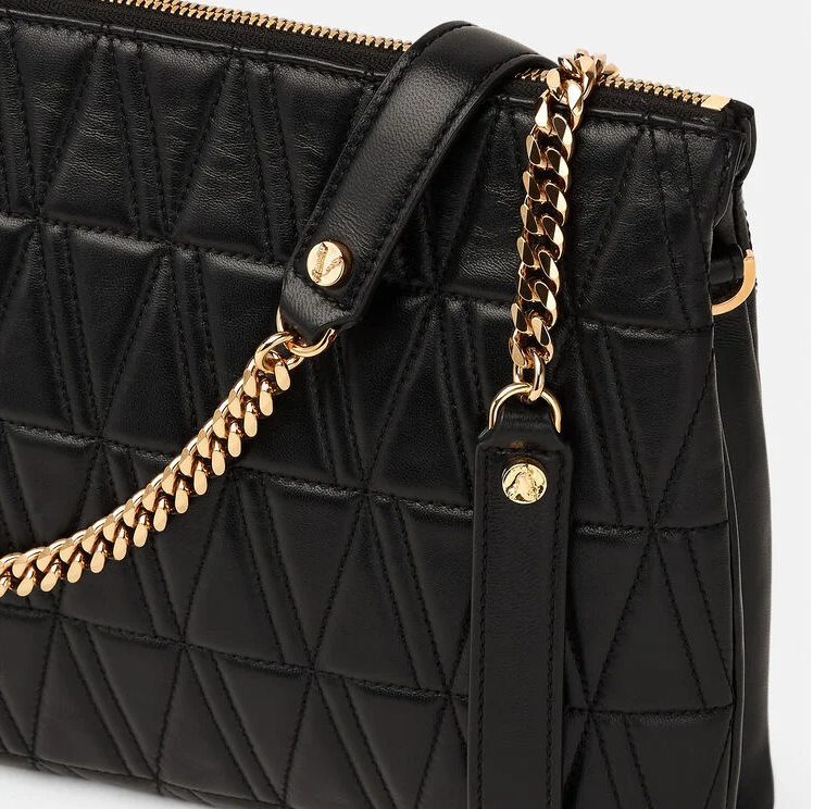 Túi Versace Virtus Shoulder Black 1003007-DNATR4-1B00V - Ảnh 3