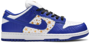 Giày Nike Supreme x Dunk Low OG SB QS 'Hyper Royal' DH3228-100