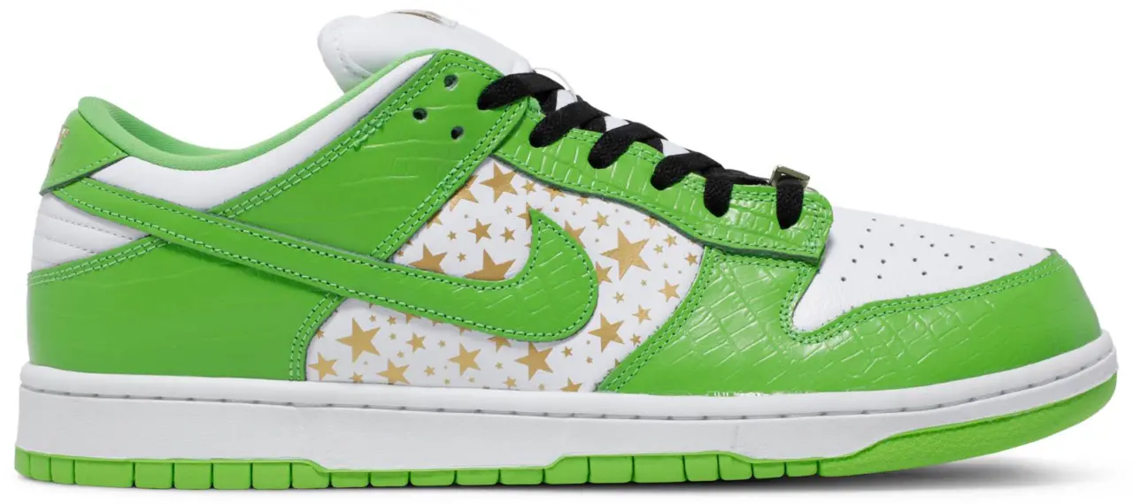 Giày Nike Supreme x Dunk Low OG SB QS 'Mean Green' DH3228-101