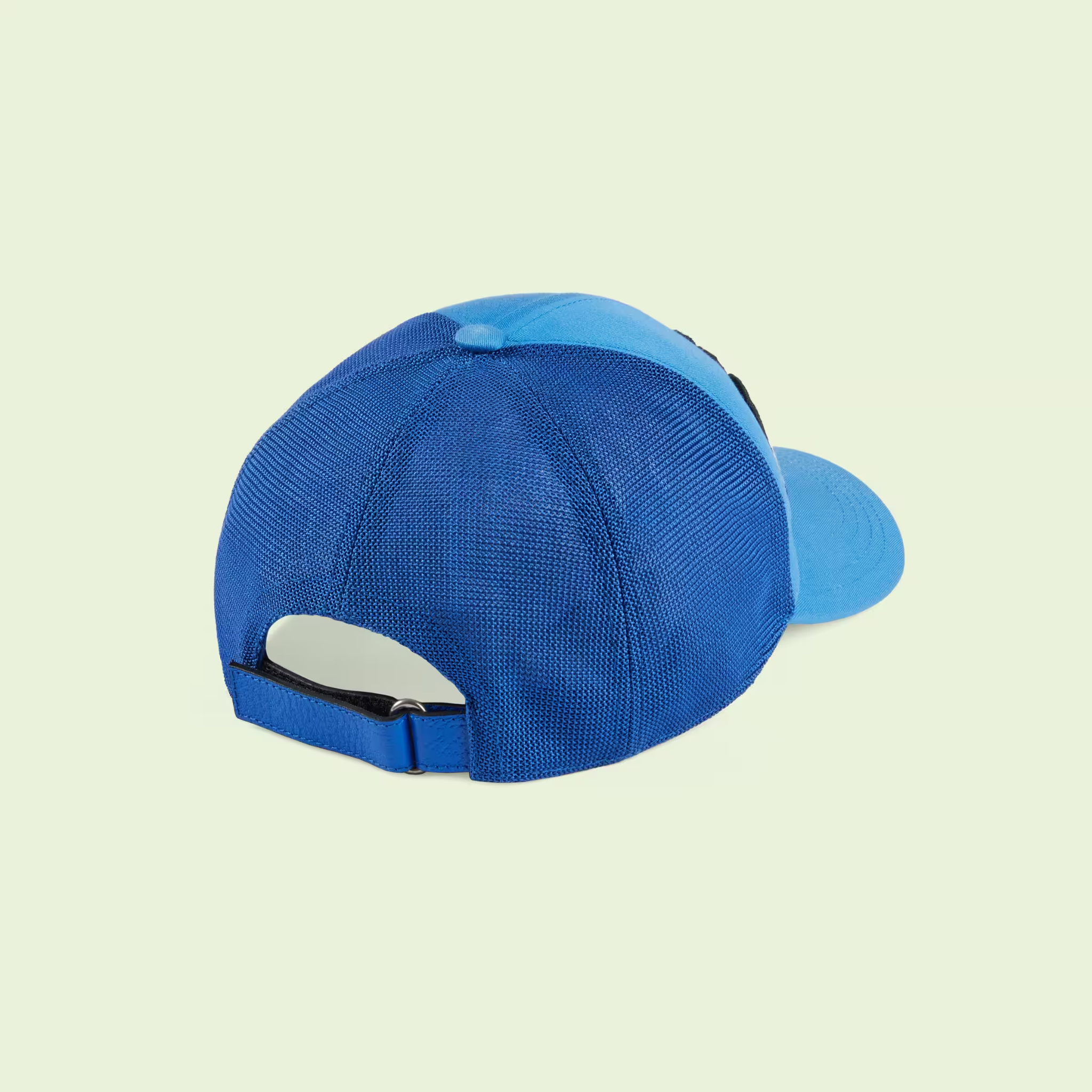 Mu Gucci Baseball Hat With Patch 'Blue' 701324-4HAOY-4969
