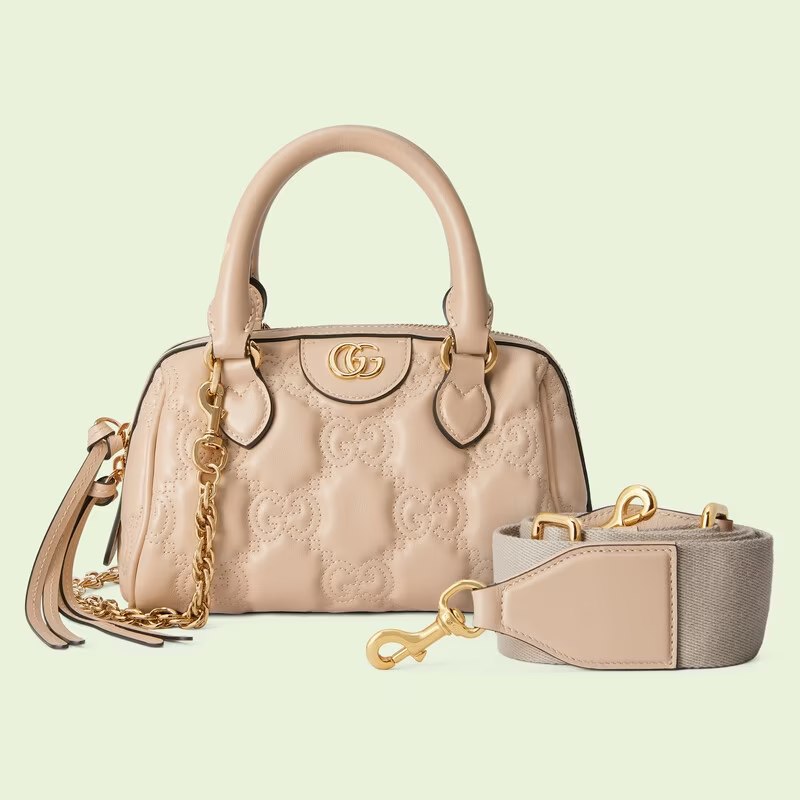 Túi Gucci GG Matelassé 'Beige' 702251-UM8HG-9500 - Ảnh 3
