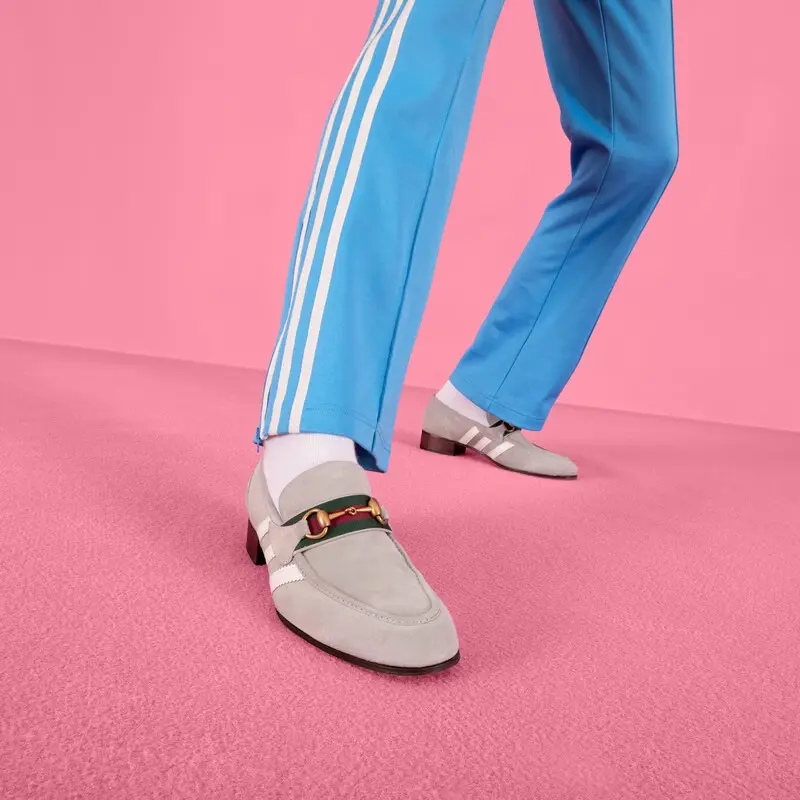 Alternative view of Giày Gucci x Adidas Men's Loafer 'Grey' 702283-1DPM0-1470