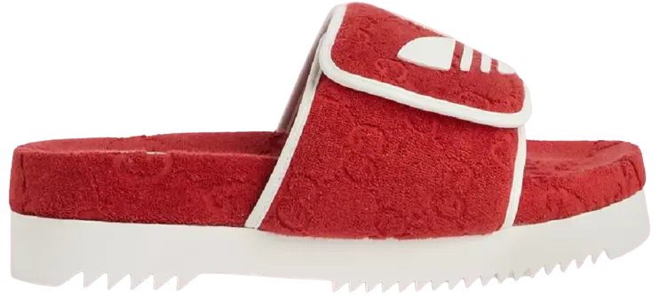 Dép Gucci x Adidas Men's GG Platform 'Red' ‎702412-UU010-6560
