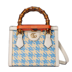Túi Gucci Diana Mini 'Blue Raffia' ‎702732-UZPAT-8190