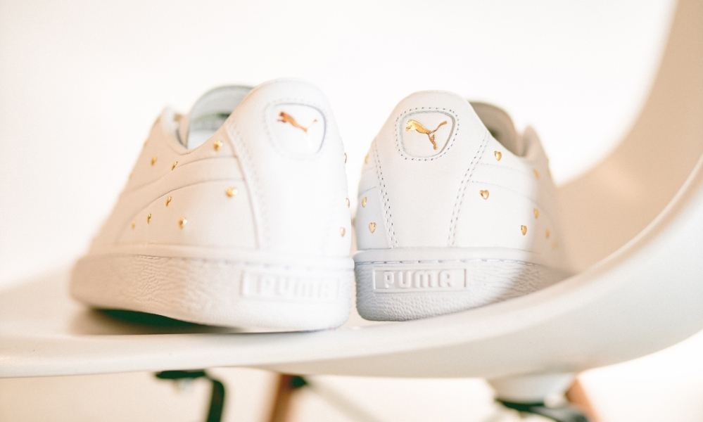 Giày Puma Basket Studs 'White' 369298-01 - Ảnh 4