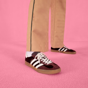 Alternative view of Giày Adidas Gazelle x Gucci 'Burgundy Velvet' 707848-9STU0-6160