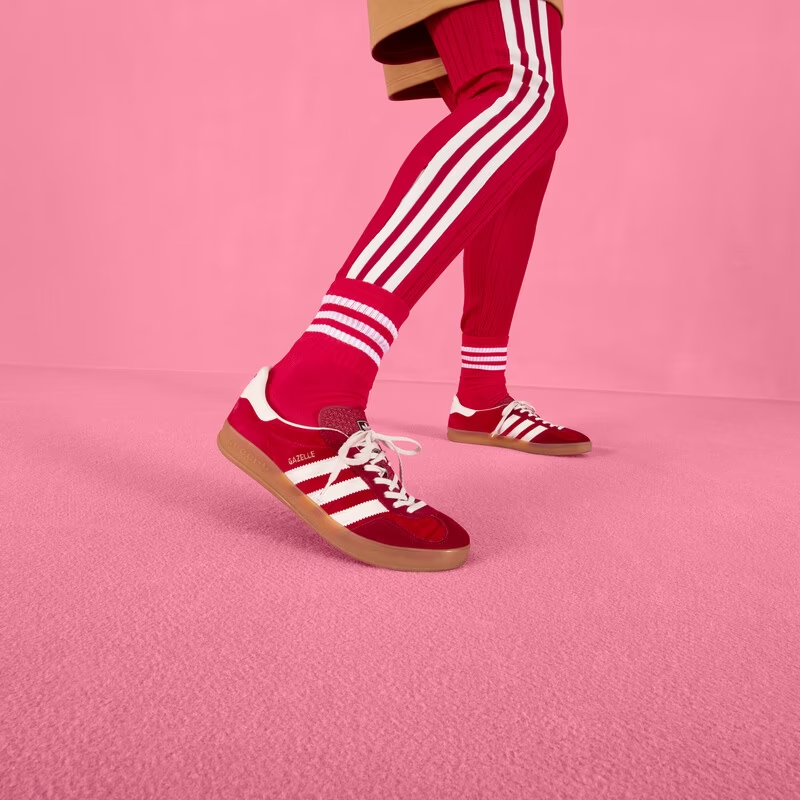 Giày Adidas x Gucci Gazelle 'Red Velvet' 707848-9STU0-6360 - Ảnh 2