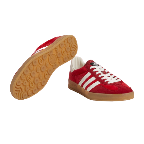 Giày Adidas x Gucci Gazelle 'Red Velvet' 707848-9STU0-6360 - Ảnh 4