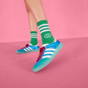 Alternative view of Giày Gucci x Adidas Women's Gazelle 'Blue' ‎707867-U7R10-3660