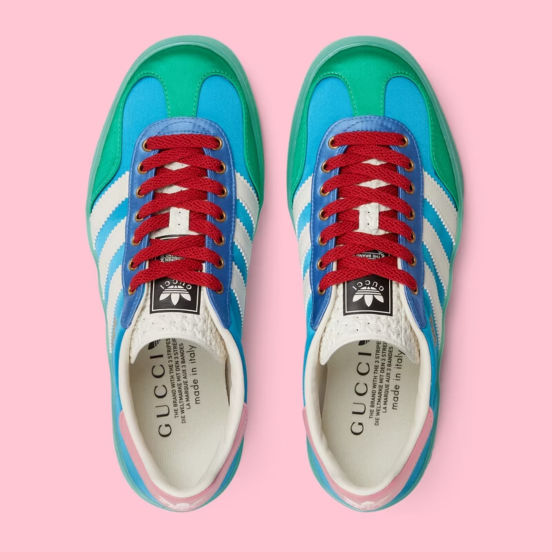 Giày Gucci x Adidas Women's Gazelle 'Blue' 707867-U7R10-3660 - Ảnh 4
