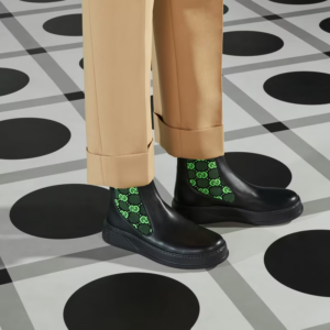 Alternative view of Giày Gucci Jersey 'Black' 718713AAA8L1065