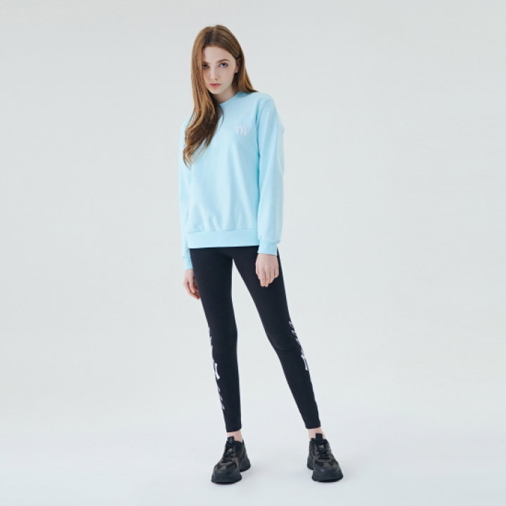 Áo MLB Sweater NY Mint 31MT03011-50T - Ảnh 4