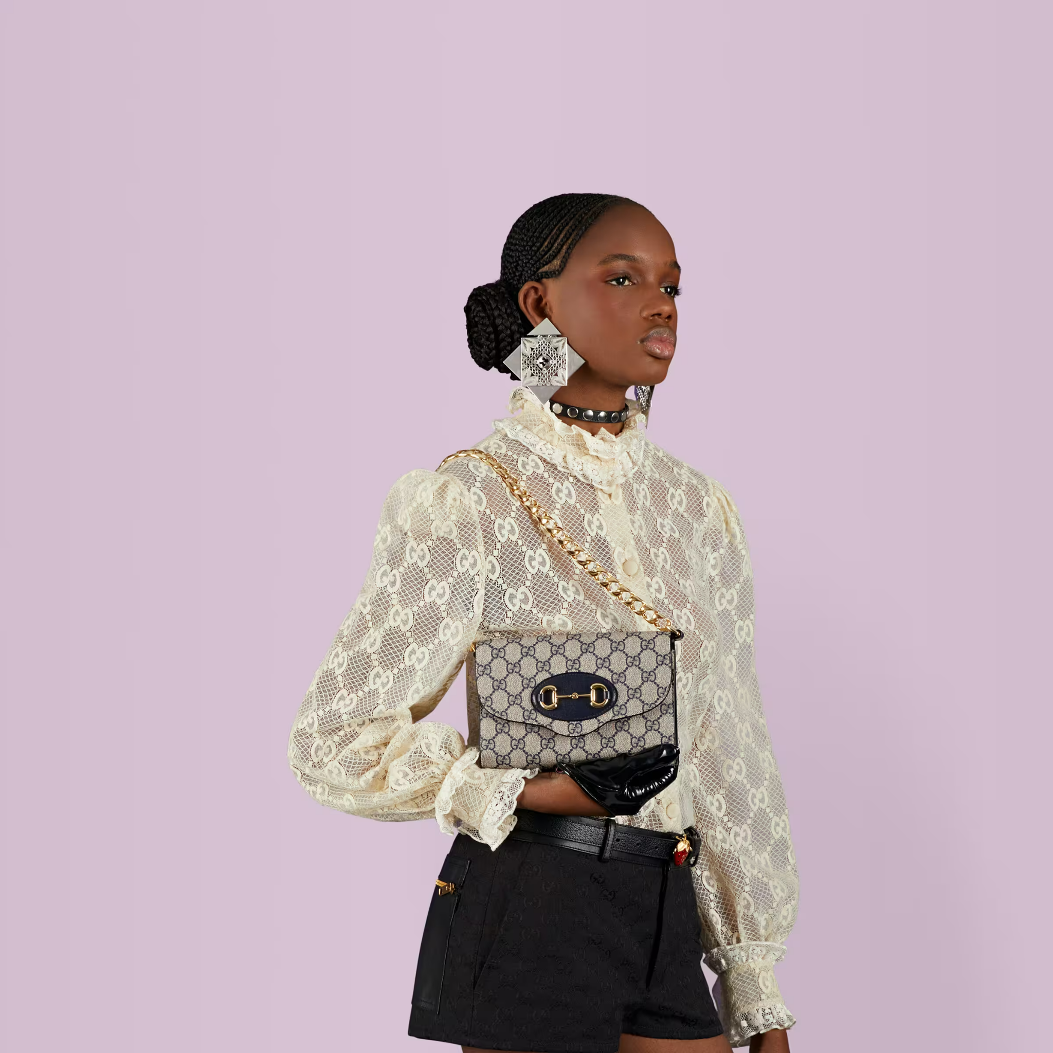 Tui Gucci Horsebit 1955 Mini 'Beige' 724713-HUHHX-4065