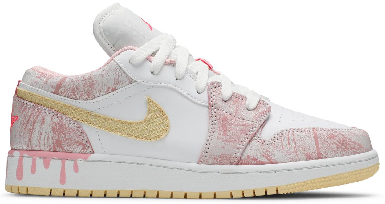 Giày Nike Air Jordan 1 Low GS 'Strawberry Ice Cream' CW7104-601