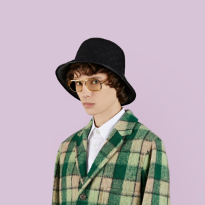 Mu Gucci Reversible Bucket 'Black Grey' 728837-4HAWD-1061