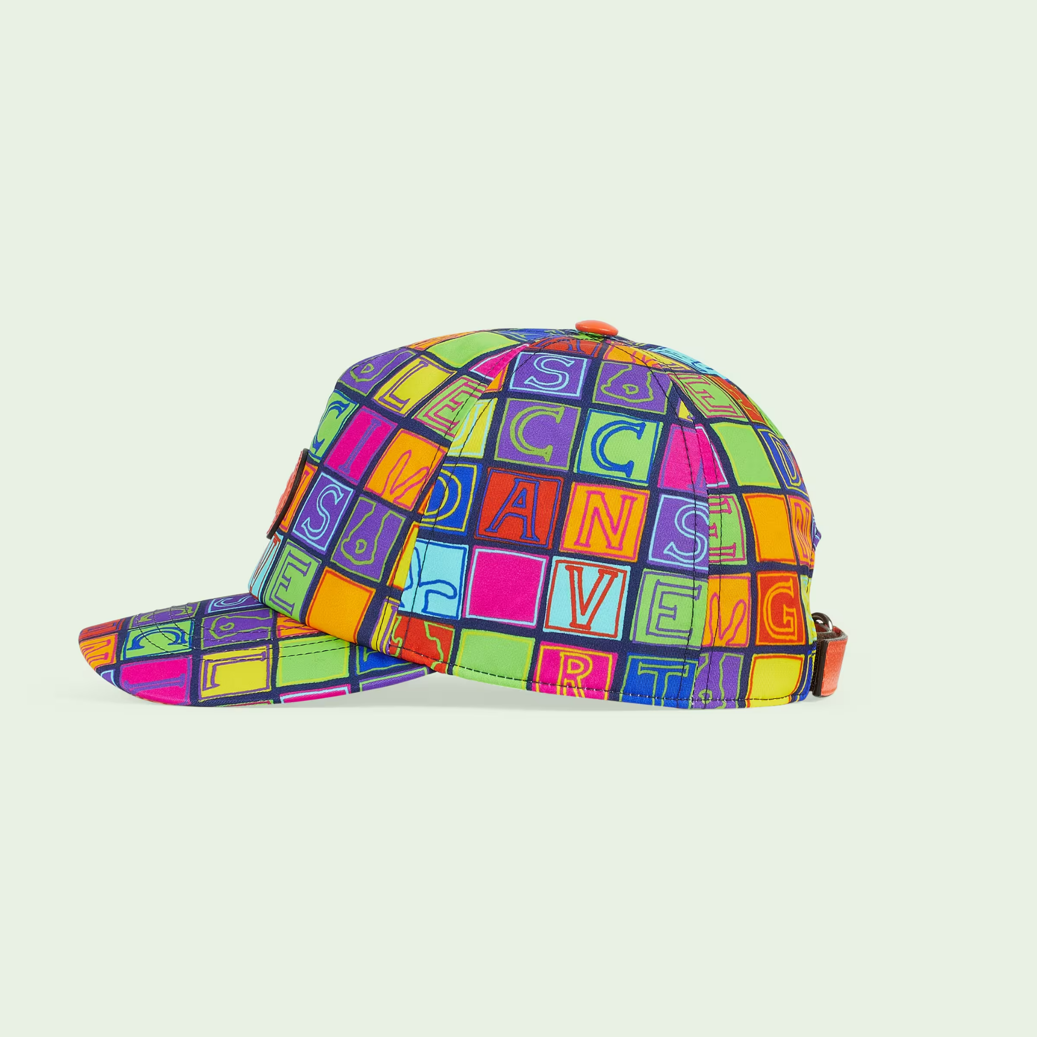 Mu Gucci Cube Bunny Print Baseball 'Multicolor' 730186-4HAWR-8476