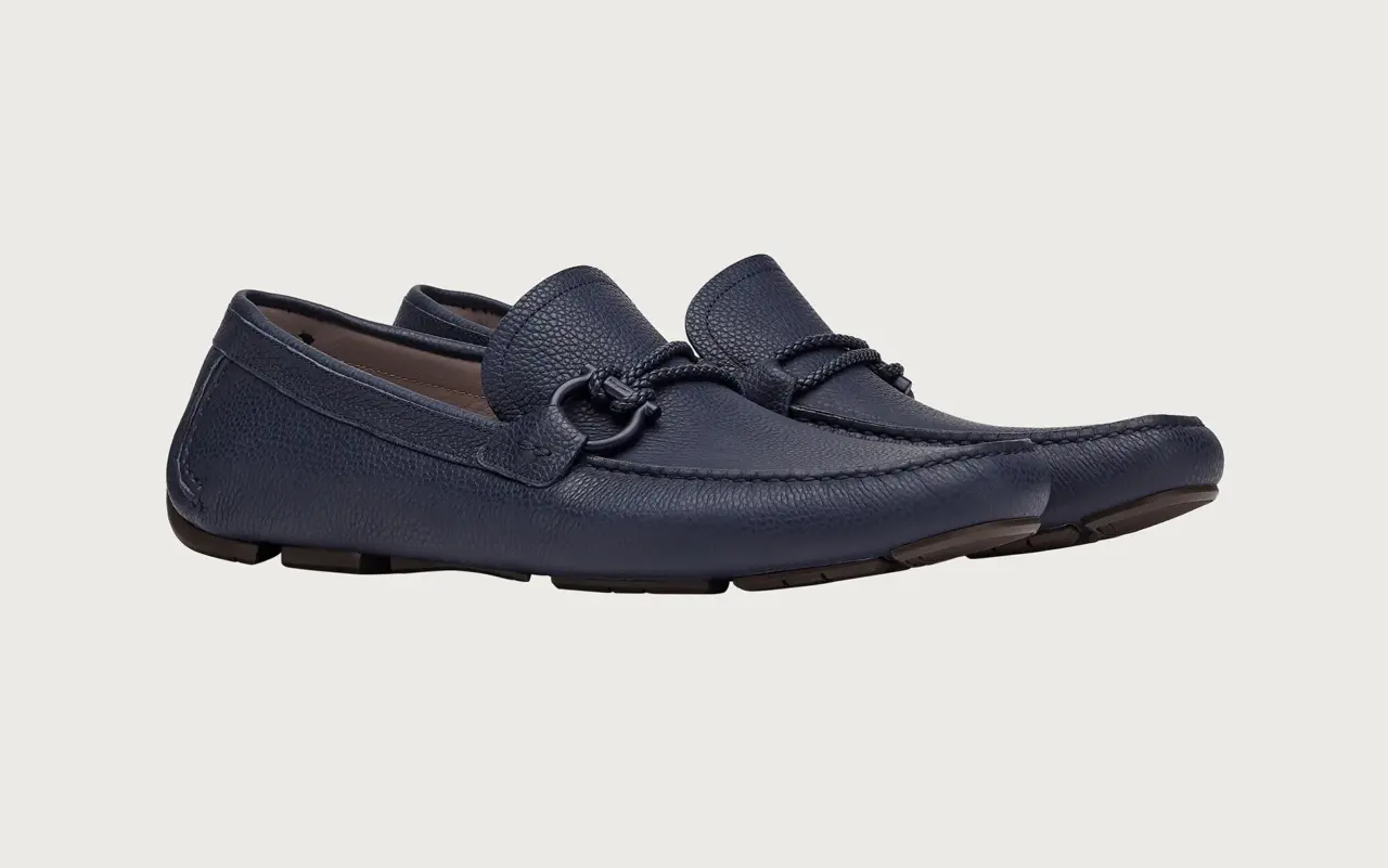 Alternative view of Giày Salvatore Ferragamo Driver Gancini 'Bluemarine' 02B796-732481
