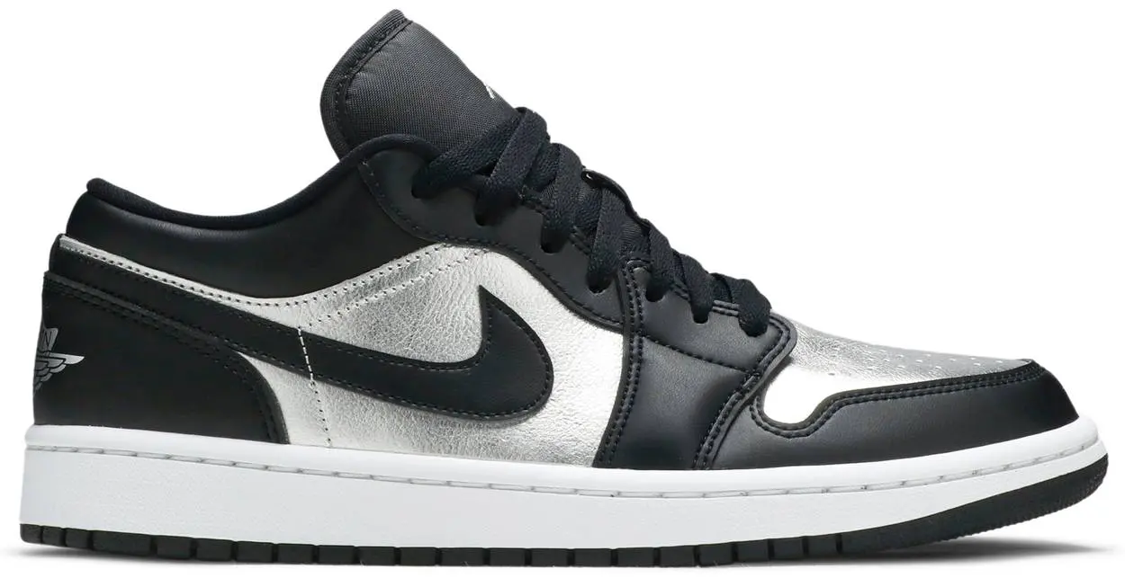 Giày Nike Air Jordan 1 Low SE Black Metallic Silver DA5551-001