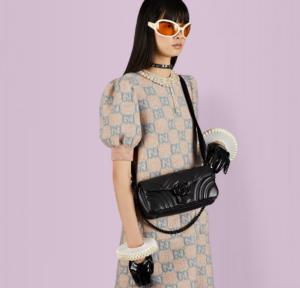 Tui Gucci GG Marmont Matelasse 'Black' 734814-AABS1-1000