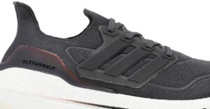 Alternative view of Giày Adidas UltraBoost 21 'Grey Screaming Orange' FY0372