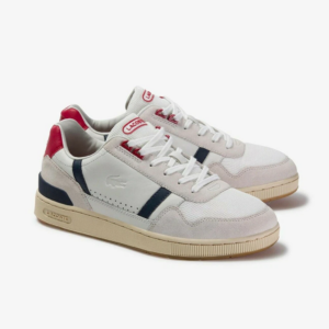 Alternative view of Giày Lacoste T-Clip Leather 'White Red' 7-39SMA00578R1