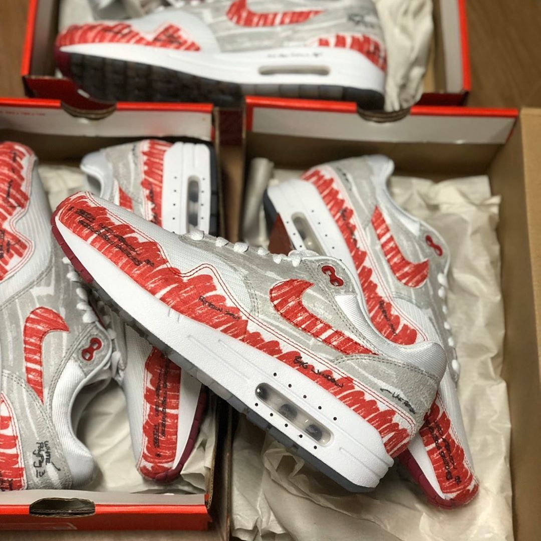 Giày Nike Air Max 1 'Sketch To Shelf White' CJ4286-101 - Ảnh 5