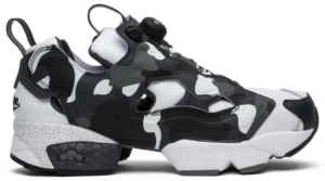 Giày Reebok A Bathing Ape x Mita x InstaPump Fury White Black Camo BD1355