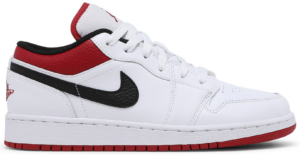 Giày Nike Air Jordan 1 Low GS &#039;White Gym Red&#039; 553560-118