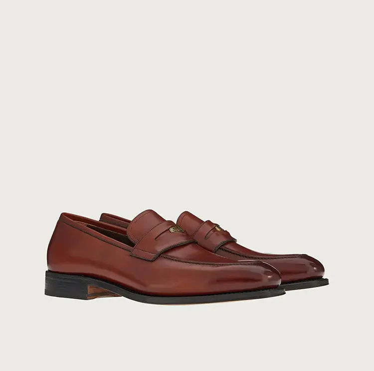 Alternative view of Giày Salvatore Ferragamo Penny Loafer 'Partagas' 020596-750468