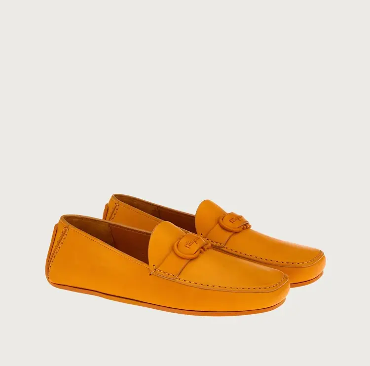 Alternative view of Giày Salvatore Ferragamo Driver Gancini 'Olivello' 020323-752347