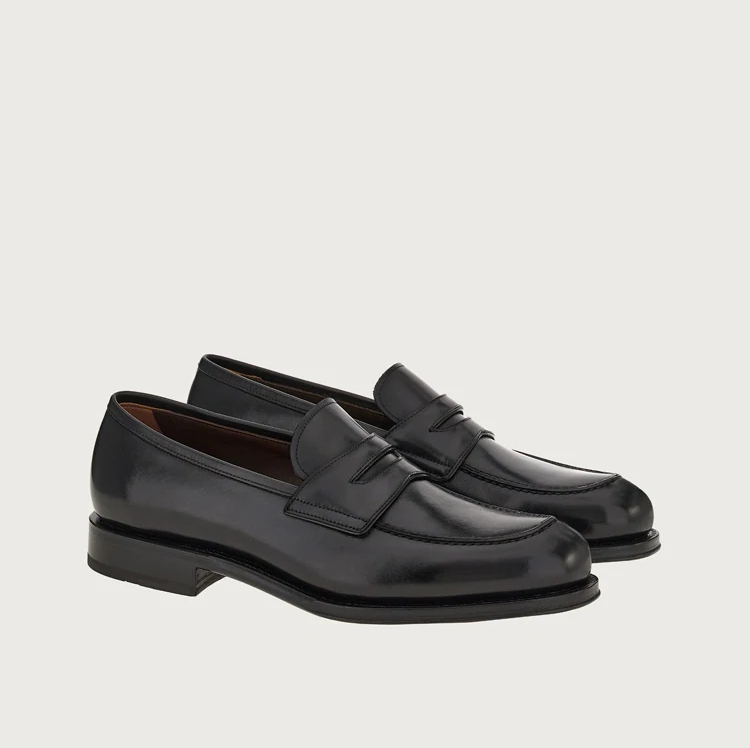 Giày Salvatore Ferragamo Penny Loafer 'Black' 020817-753879 - Ảnh 2