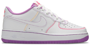 Giày Nike Air Force 1 '07 Low GS 'Contrast Stitch Fuchsia Glow' CW1575-110
