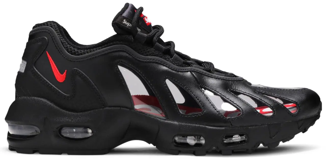 Giày Nike Supreme x Air Max 96 'Black' CV7652-002