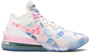 Giày Nike atmos x LeBron 18 Low 'Sakura' CV7562-101