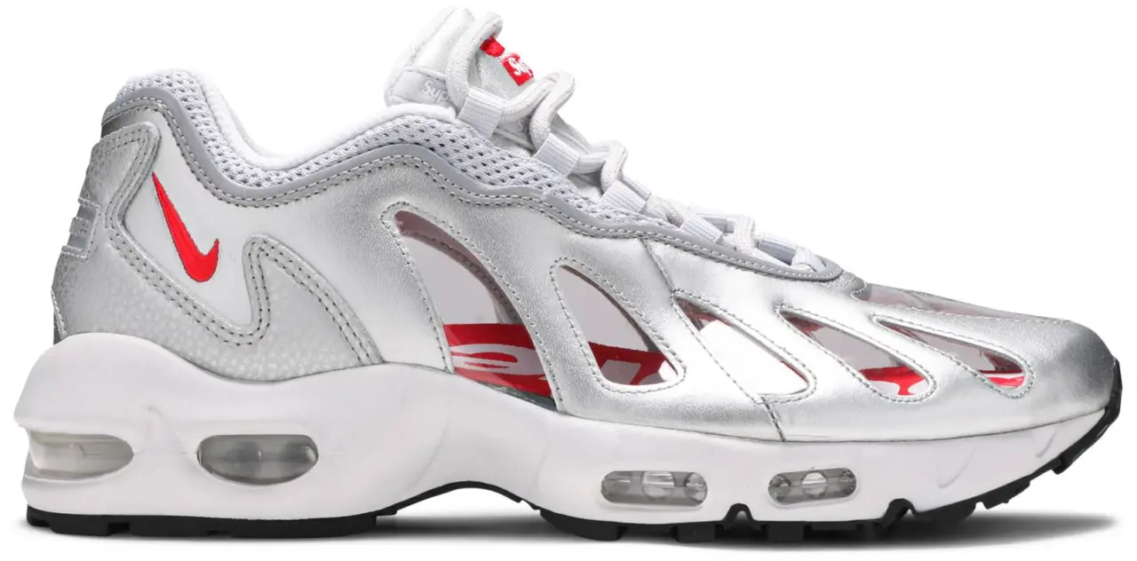 Giày Nike Supreme x Air Max 96 'Metallic Silver' CV7652-001