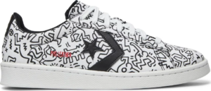 Giay Converse Pro Leather Low x Keith Haring 'Egret' 171857C