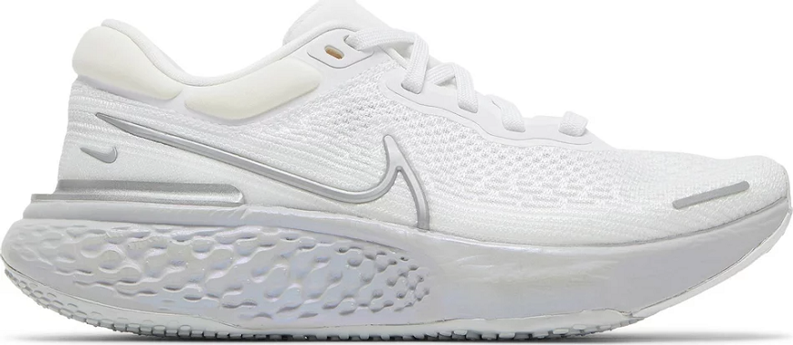 Giày Nike Wmns ZoomX Invincible Run Flyknit 'White Metallic Silver' CT2229-101