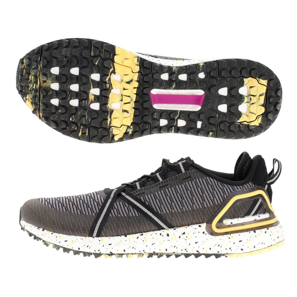 Giày Golf Adidas Solarthon Primegreen Spikeless Golf 'Black Solar Gold' FZ1024 - Ảnh 4