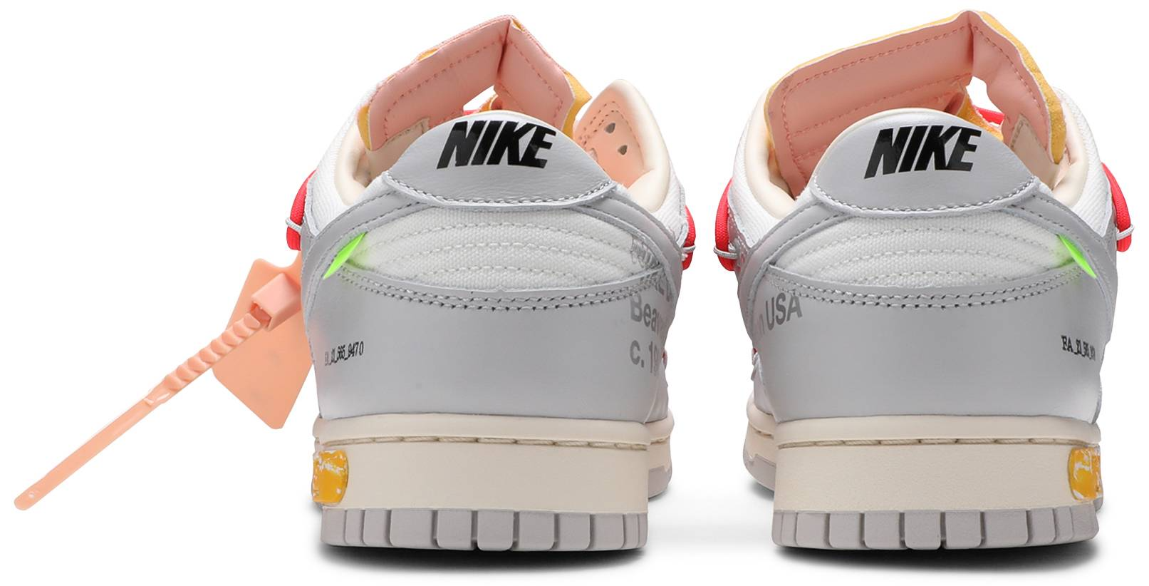 Giày Nike Off-White x Dunk Low 'Lot 06 Of 50' DM1602-110 - Ảnh 5