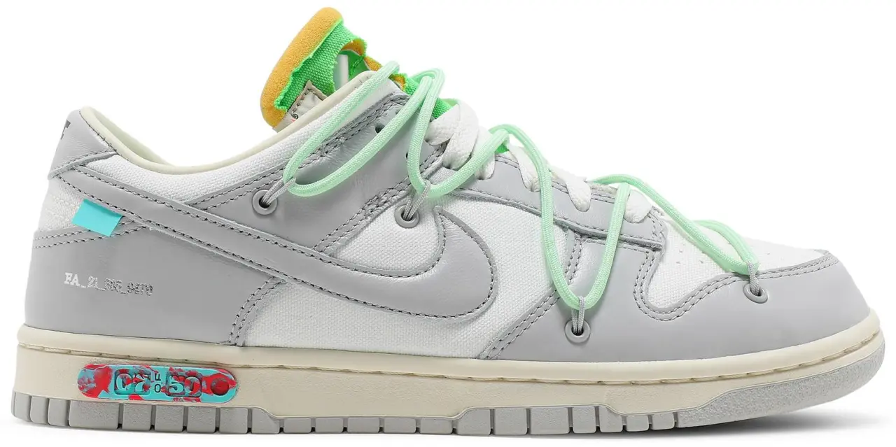 Giày Nike Off-White x Dunk Low 'Lot 07 Of 50' DM1602-108