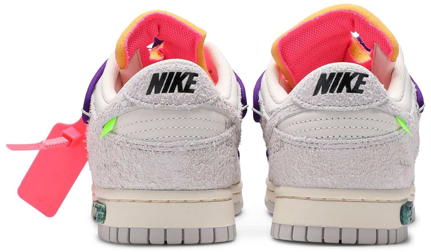 Giày Nike Off-White x Dunk Low 'Lot 15 Of 50' DJ0950-101 - Ảnh 5