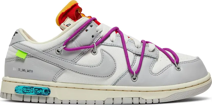 Giày Nike Off-White x Dunk Low 'Lot 45 Of 50' DM1602-101