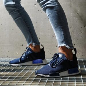 Alternative view of Giày Adidas NMD_R1 J 'Collegiate Navy' EE6675