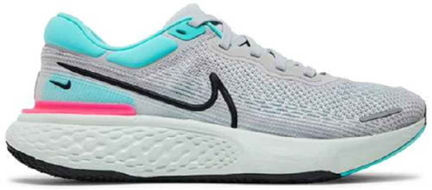 Giày Nike ZoomX Invincible Run Flyknit 'Grey Fog Dynamic Turquoise' CT2228-003