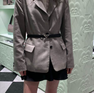 Alternative view of Thắt Lưng Prada Spazzolato Logo 'Black' 2CM250-ZO6-F0002